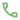 Green telephone icon